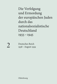 Deutsches Reich 1938 - August 1939 (German Edition) by Susanne Heim, 9783486585230