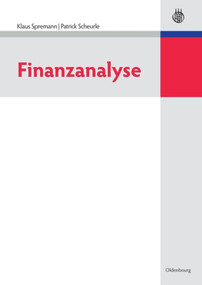 Finanzanalyse (German Edition) by Klaus Spremann, Patrick Scheurle, 9783486597998