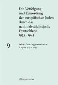 Polen: Generalgouvernement August 1941 - 1945 (German Edition) by Klaus-Peter Friedrich, 9783486715309