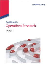 Operations Research (German Edition) by Gert Heinrich, 9783486716962