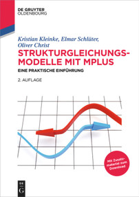 Strukturgleichungsmodelle mit Mplus (Eine praktische Einführung) (German Edition) - 9783486724196 by Kristian Kleinke, Elmar Schlüter, Oliver Christ, 9783486724196