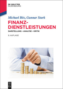 Finanzdienstleistungen (Darstellung - Analyse - Kritik) (German Edition) by Michael Bitz, Gunnar Stark, 9783486763706