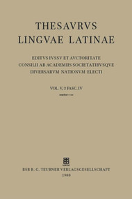 emetior - eo (Latin Edition) by Thesaurusbüro München, Internationale Thesaurus-Kommission, 9783598700507