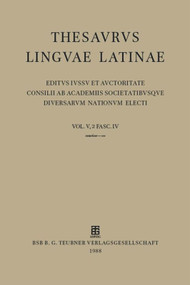 emetior - eo (Latin Edition) by Thesaurusbüro München, Internationale Thesaurus-Kommission, 9783598700507