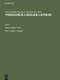porta - possum (Latin Edition) by Internationale Thesaurus-Kommission, 9783598701238