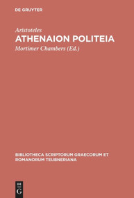 Athenaion politeia (Bilingual Edition) by Aristoteles, Mortimer Chambers, 9783598711138