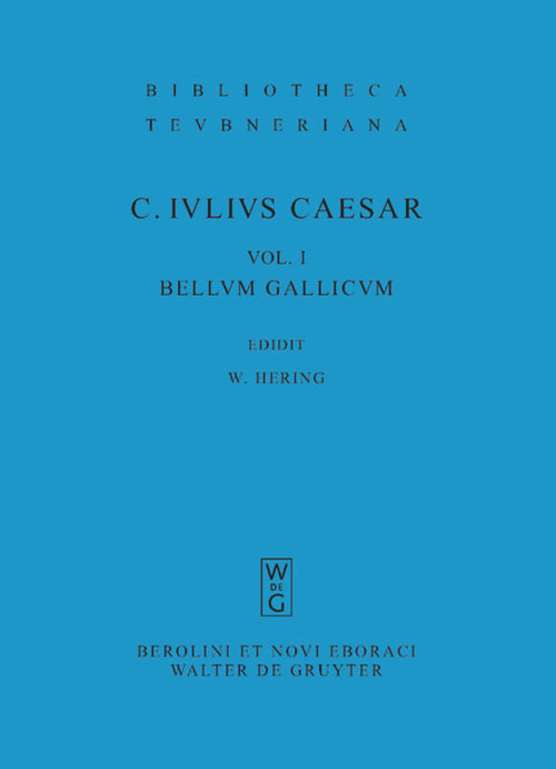 Bellum Gallicum (Latin Edition) by Gaius Iulius Caesar, Wolfgang Hering, 9783598711275