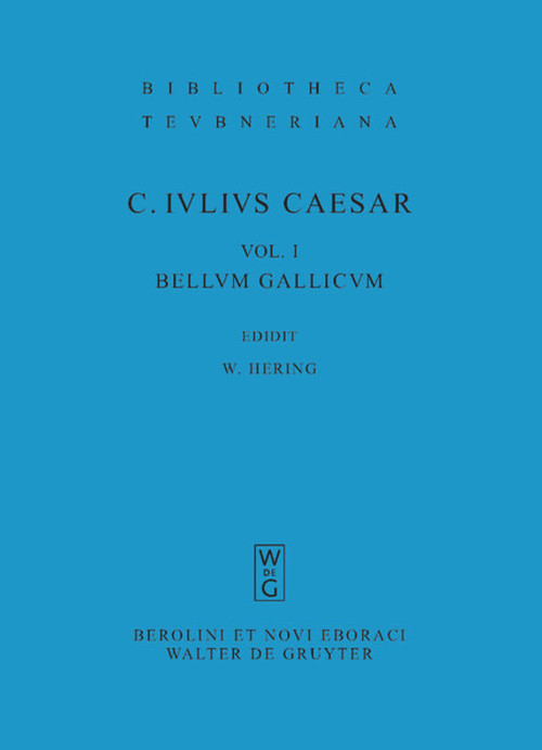 Bellum Gallicum (Latin Edition) by Gaius Iulius Caesar, Wolfgang Hering, 9783598711275