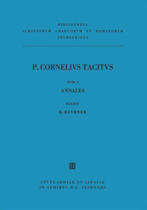 Ab excessu divi Augusti (Annales) (Latin Edition) by Cornelius Tacitus, Heinrich Heubner, 9783598718335