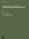 pensio - perdomo (Latin Edition) by Thesaurusbüro München, Internationale Thesaurus-Kommission, 9783598770050