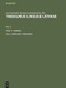 perfundo - pernumero (Latin Edition) by Thesaurusbüro München, Internationale Thesaurus-Kommission, 9783598770098