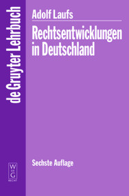Rechtsentwicklungen in Deutschland (German Edition) by Adolf Laufs, 9783899493016