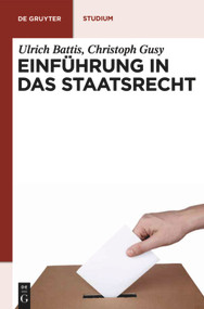 Einführung in das Staatsrecht (German Edition) - 9783899497991 by Ulrich Battis, Christoph Gusy, 9783899497991