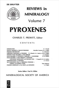 Pyroxenes by Charles T. Prewitt, 9780939950072