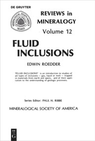 Fluid inclusions by Edwin Roedder, 9780939950164