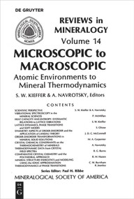 Microscopic to Macroscopic (Atomic Environments to Mineral Thermodynamics) by Susan Kieffer, Alexandra Navrotsky, 9780939950188