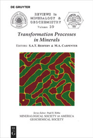 Transformation Processes in Minerals by Simon A. Redfern, Michael A. Carpenter, 9780939950515