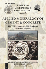 Applied Mineralogy of Cement & Concrete by Maarten A.T.M. Broekmans, Herbert Pöllmann, 9780939950881