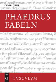 Fabeln (Lateinisch - deutsch) (German Edition) - 9783110562323 by Phaedrus, Niklas Holzberg, Stephanie Seibold, 9783110562323