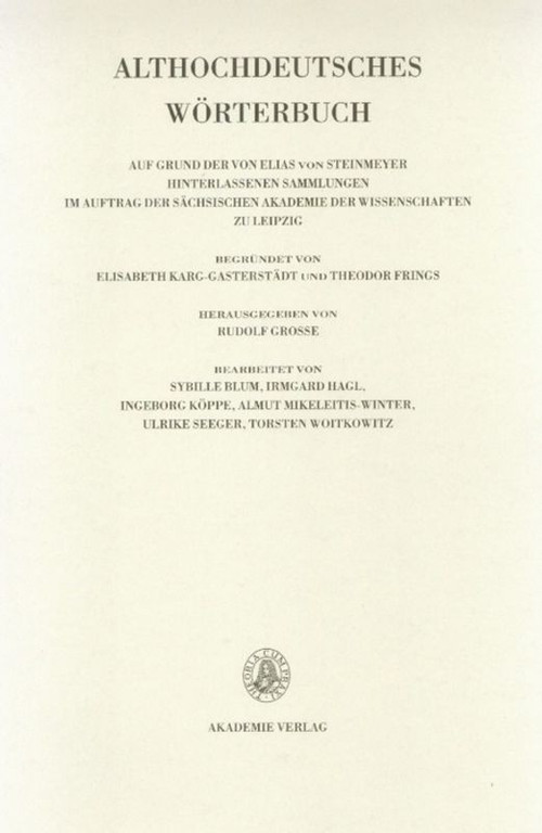 Band V: K-L, 1./2. Lieferung (K bis kezzil) (German Edition) by Gotthard Lerchner, 9783050037912