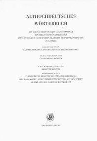 Band VI: M-N, 3. Lieferung (mammunti bis manbizzo) (German Edition) by Hans Ulrich Schmid, 9783050050751