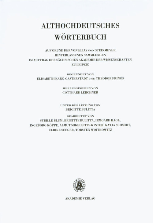 Band VI: M-N, 4. Lieferung (manchlotun bis mastic) (German Edition) by Hans Ulrich Schmid, 9783050056432