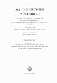 Band VI: M-N, 5./6. Lieferung (masticöl bis merigerta) (German Edition) by Hans Ulrich Schmid, 9783050058580