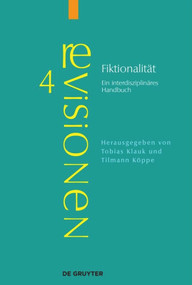 Fiktionalität (Ein interdisziplinäres Handbuch) (German Edition) by Tobias Klauk, Tilmann Köppe, 9783110486131