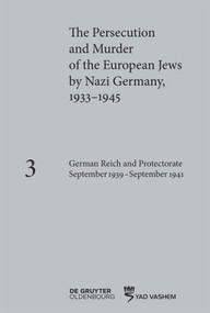 German Reich and Protectorate of Bohemia and Moravia September 1939-September 1941 by Andrea Löw, 9783110523744