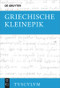 Griechische Kleinepik (Griechisch - deutsch) (German Edition) by Manuel Baumbach, Horst Sitta, Fabian Zogg, 9783110534207