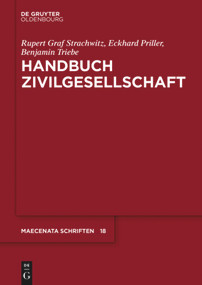 Handbuch Zivilgesellschaft (German Edition) by Rupert Graf Strachwitz, Eckhard Priller, Benjamin Triebe, 9783110551297