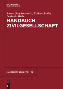Handbuch Zivilgesellschaft (German Edition) by Rupert Graf Strachwitz, Eckhard Priller, Benjamin Triebe, 9783110551297