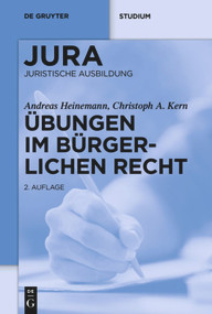 Übungen im Bürgerlichen Recht (German Edition) - 9783110590784 by Andreas Heinemann, Christoph A. Kern, 9783110590784