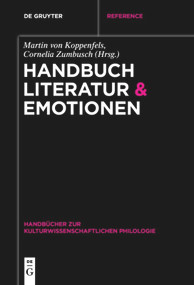 Handbuch Literatur & Emotionen (German Edition) by Martin von Koppenfels, Cornelia Zumbusch, 9783110634150