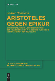 Aristoteles gegen Epikur (German Edition) by Andree Hahmann, 9783110660258