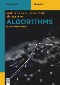 Algorithms (Design and Analysis) by Sushil C. Dimri, Preeti Malik, Mangey Ram, 9783110693416
