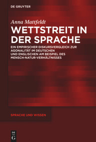 Wettstreit in der Sprache (German Edition) by Anna Mattfeldt, 9783110709575