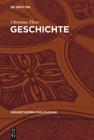 Geschichte (German Edition) by Christian Thies, 9783110717600