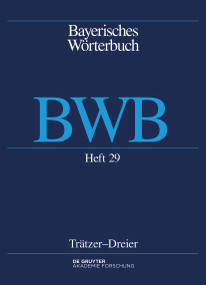 [Buben]trätzer - [Kürzer]dreier (German Edition) by Bayerische Akademie der Wissenschaften, 9783110725575