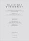 Badisches Wörterbuch. Band V/Lieferung 86 (German Edition) by Tobias Streck, 9783110732146
