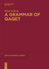 A Grammar of Qaqet by Birgit Hellwig, 9783110735314