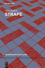 Strafe (German Edition) by Oliver Hallich, 9783110737516
