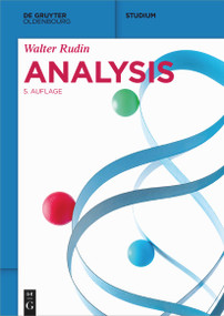 Analysis (German Edition) by Walter Rudin, McGraw Hill, 9783110750423