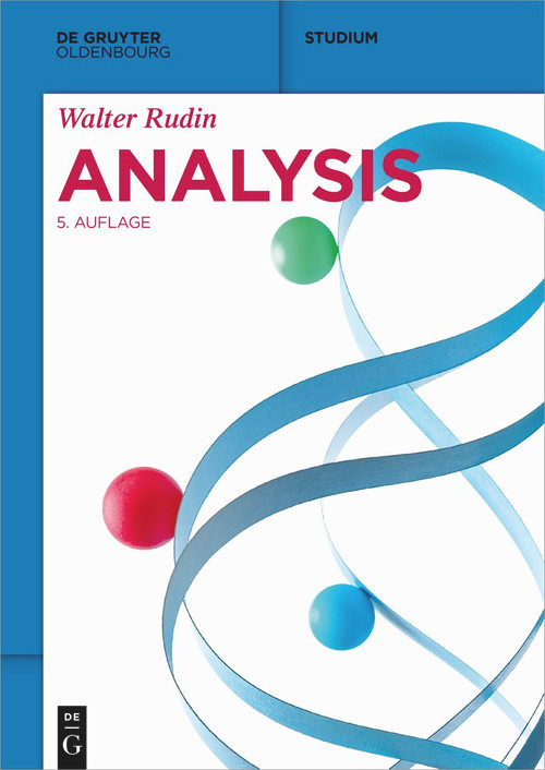 Analysis (German Edition) by Walter Rudin, McGraw Hill, 9783110750423