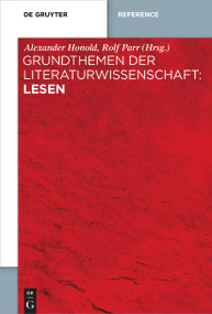 Grundthemen der Literaturwissenschaft: Lesen (German Edition) by Rolf Parr, Alexander Honold, 9783110764666