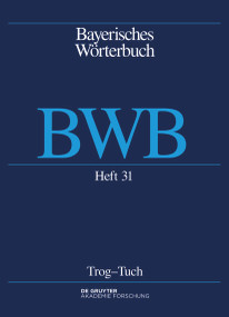 Trog - Tuch (German Edition) by Bayerische Akademie der Wissenschaften, 9783110773507