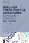 Sprache - Macht - Religion (German Edition) by Ruth Conrad, Corinna Körting, Christiane Zimmermann, 9783110787108