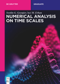 Numerical Analysis on Time Scales by Svetlin G. Georgiev, Inci M. Erhan, 9783110787252
