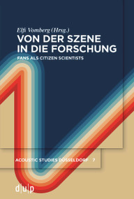 Von der Szene in die Forschung (Fans als Citizen Scientists) (German Edition) by Elfi Katharina Vomberg, 9783110995695