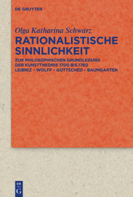 Rationalistische Sinnlichkeit (German Edition) by Olga Katharina Schwarz, 9783111356242